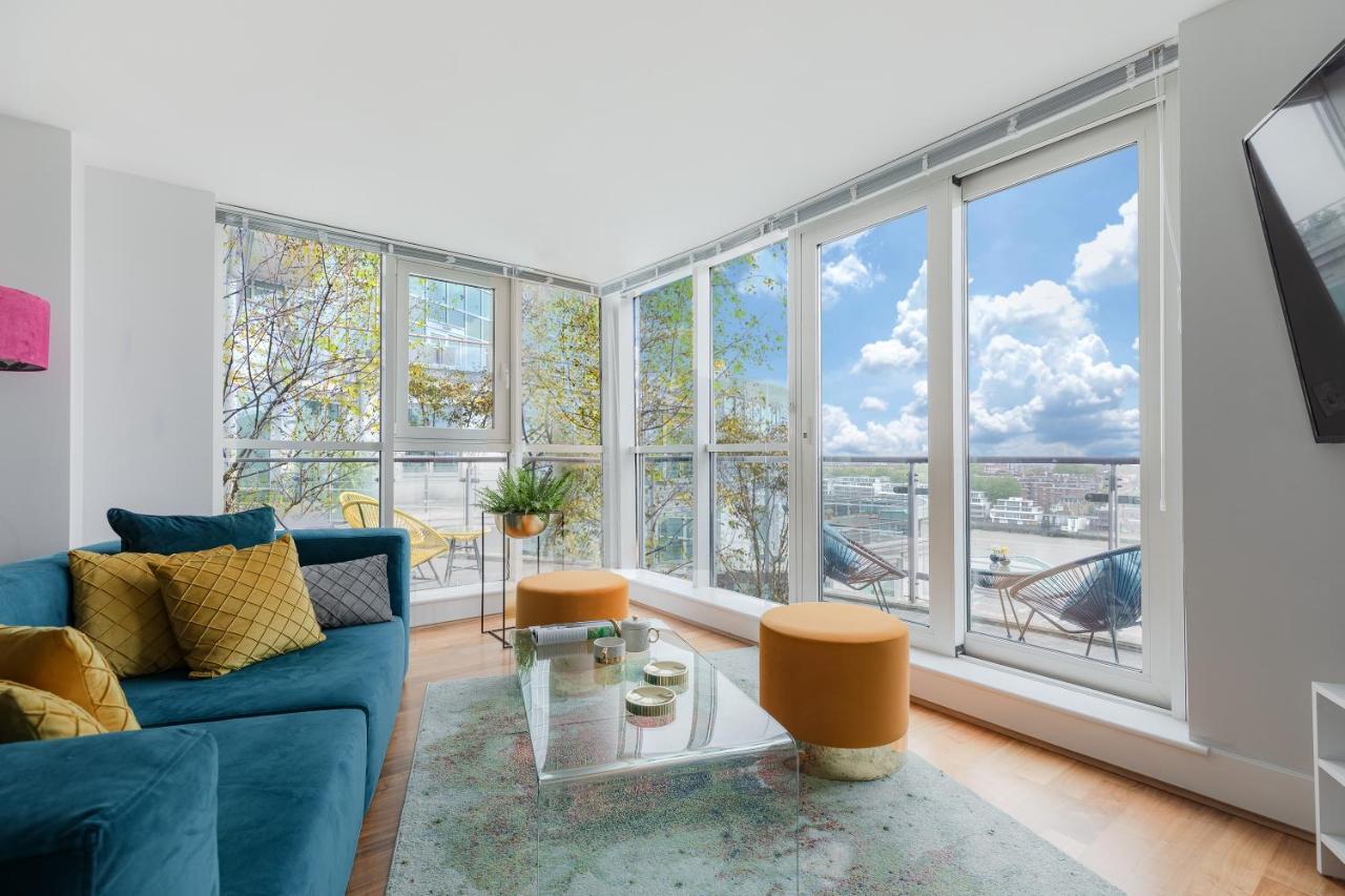 Best Thames View In Town! Large Luxxe Nomad Design Family Home Londra Dış mekan fotoğraf