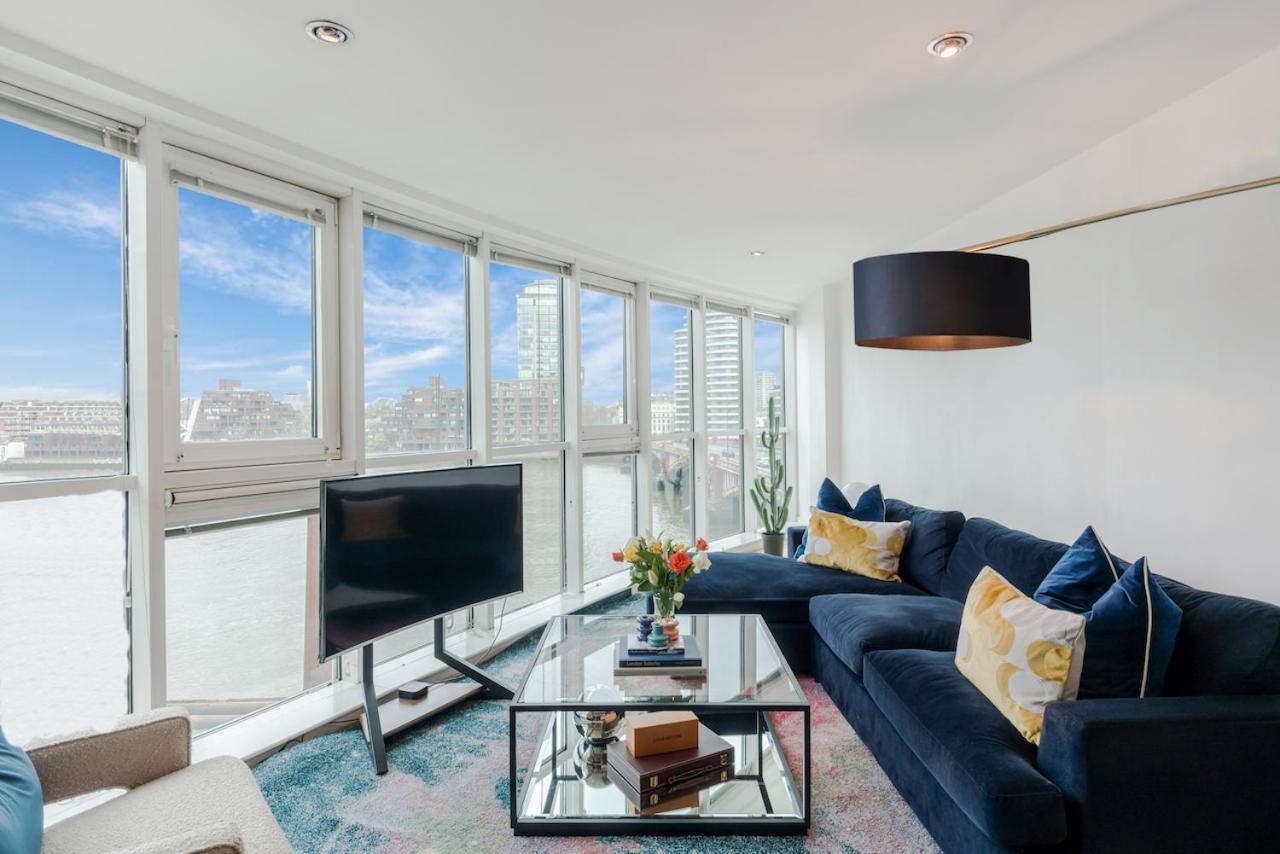 Best Thames View In Town! Large Luxxe Nomad Design Family Home Londra Dış mekan fotoğraf